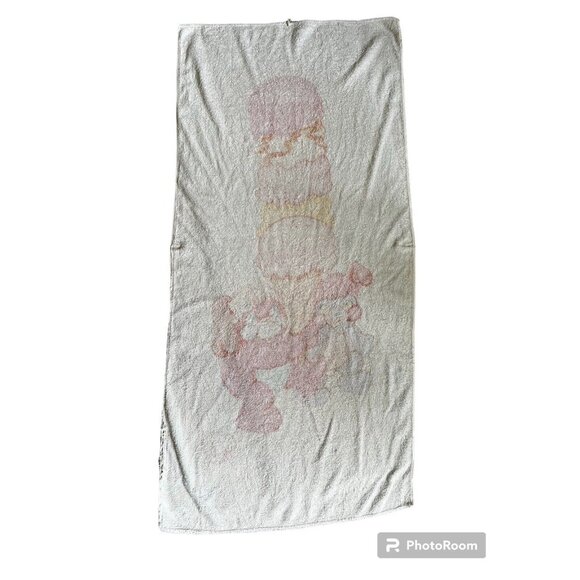 Popples Ice Cream Print Vintage Beach Towel 1986 Mattel Hasbro Rare Collectable - Picture 7 of 8